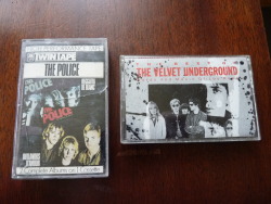 play-catside-first:  Went to school to drop off a final paper, stopped by the thrift store and picked these guys up. Three albums for a buck! A ‘Best Of’ for the Velvet Underground isn’t really necessary but I was just excited to see some VU for