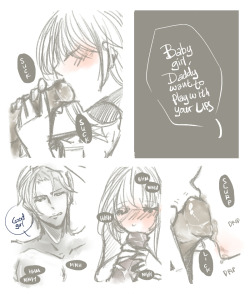 niakidanigara:  [WARNING! ADULT CONTENT POST] Of course his 8-inc weapon will never fit mc’s mouth. She just can suck his tip.  Look @zacroix @x-melon-soda-x i already draw it hhaha Ps read from right to left 