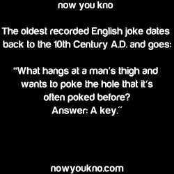 failturd:  the first joke ever recorded was a dick joke 