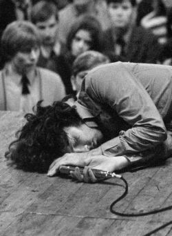 Jim Morrison passed out on stage in Amsterdam. He had eaten an ounce of hash that day, plus popped all the pills the kids gave him. 