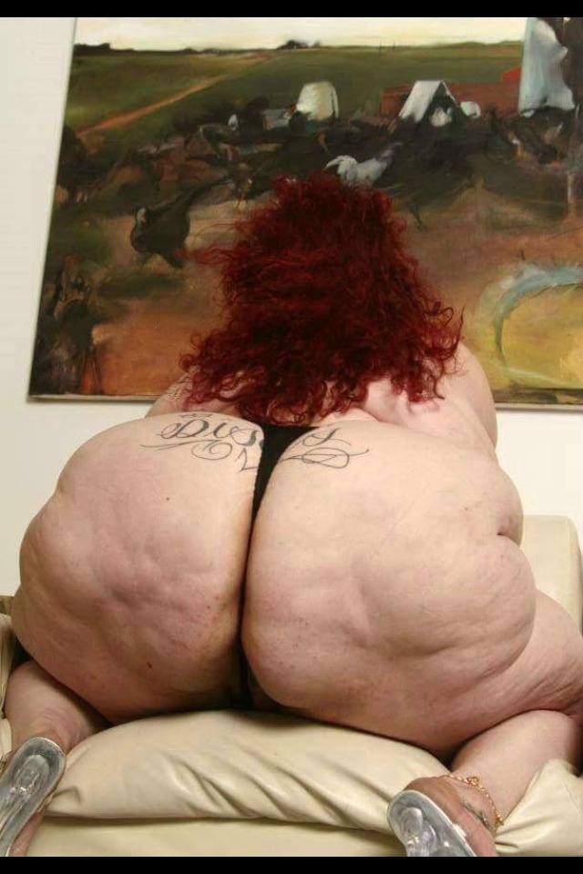 Black fat butt cellulite ass