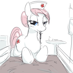 mirapony:  Nurse Redheart at your service! Request by Fallingstar. 