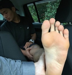 Wrinkled Male Feet