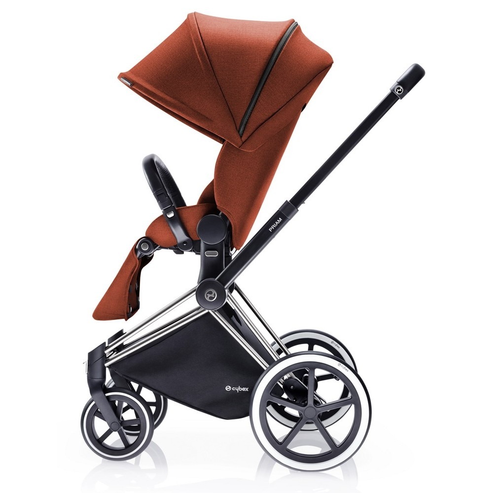 Black pram baby stroller