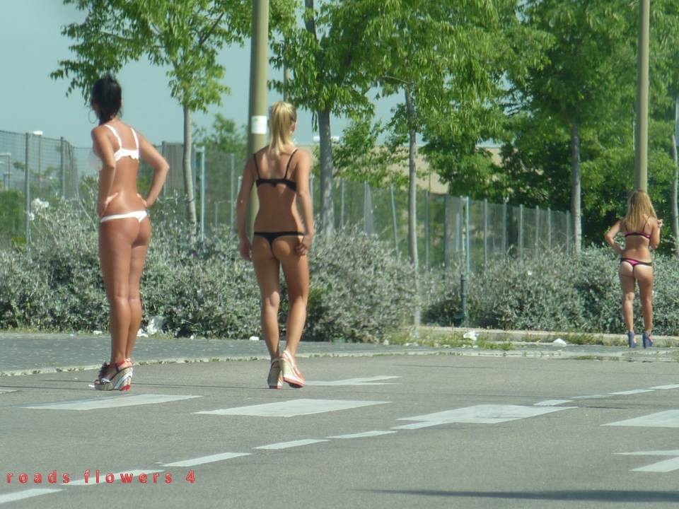 Real street whore prostitute hooker