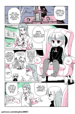   Modern MoGal # 052 - Carmilla&rsquo;s problem 1     it is werewolf and vampire family again! 