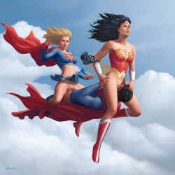 Superman, Supergirl, Wonder Woman