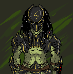 theyautjaelite:  Specimen Bio Sheet Name: &ldquo;Krahm&rdquo; Species: Yautja, known universally as “Predator” Current status: Marooned on an unknown planet, hunting a detected Xenomorph specimen in order to complete his Rite of Passage and join