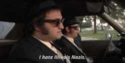 writernotwaiting: thefingerfuckingfemalefury:  comicstore: The Blues Brothers (1980) Don’t hit Nazis with your fist  HIT THEM WITH YOUR CAR   You know, I am going to re-blog this once more, just for good measure. 