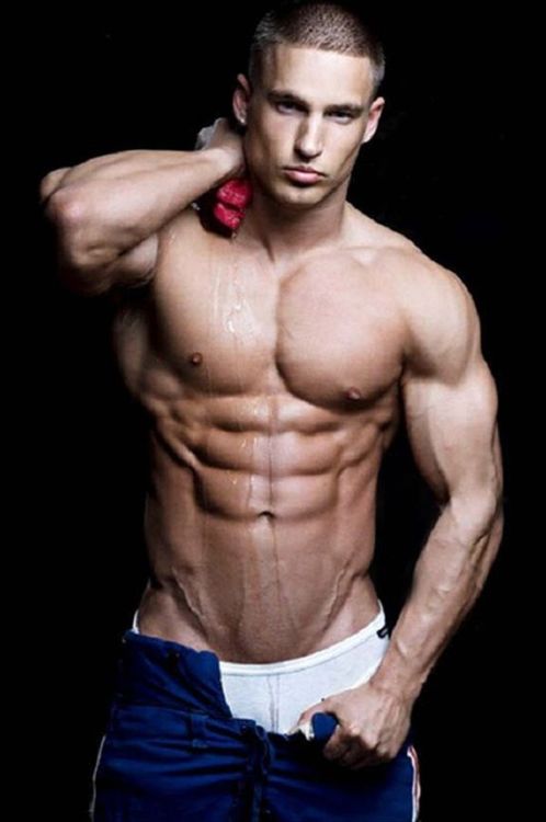 Young teen male muscle bodybuilders