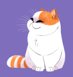 dailycatdrawings: 678: Exotic Shorthair I didn’t realize until after I drew this guy my reference was a famous kitty named Snoopy. He’s one heck of a cutie ❤   