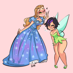 grimphantom2:   ninsegado91:  gray-eggs-n-ham: commission done for @javidluffy! Lol nice  LOL man, and Tinkerbell has a huge butt yet Gogo barely fits in that outfit! She better stay away from keyholes XD 