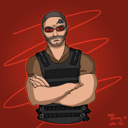 luzifersonozaki: Here’s @mockery-is-a-legit-form-of-magic‘s OC for his Shadowrun campaign. Pretty happy with how it turned out cx 