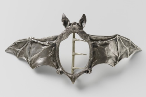 daughterofchaos: Buckle in the shape of a bat Ferdinand Erhart ca. 1910 