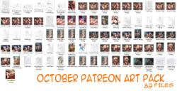 October Patreon art pack is huge and very yummy. Do you want this much of quality nsfw art each month? Become my Patreon &lt;3 Patreon https://www.patreon.com/DearEditor