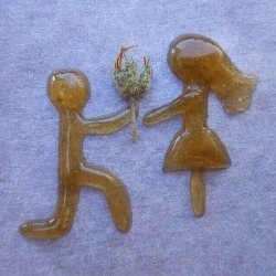 Best way to ask your stoner gf to marry you .