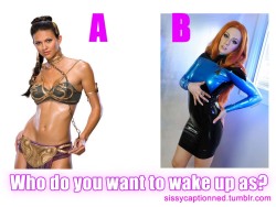 The ultimate geek war! What sissy slut are you? ♥I’m very torn!