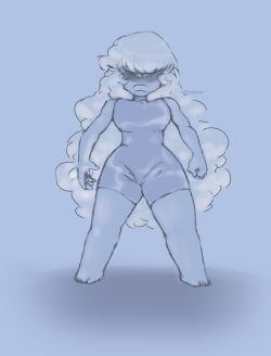 robooboe:  my internet went out the other day so i started drawing a not so laffy sapphy 