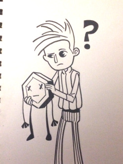 jdprocrastinates:  This drawing encapsulates my experience with Broken Age pretty well. (I liked it.) 