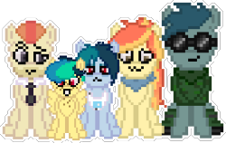 silentlyfollowsyou:A little thing I decided to make featuring @shinonsfw‘s Jet Stream, Apogee and Delta Vee, @nsfwtrashcanandotherjunk  ‘s Trash Can and my pone, DKAlso alternate version without my lughead.I know it’s not that great and it could