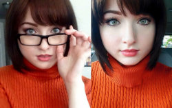 deliveryxiao:  el-est-divina:  hotcosplaychicks:  I’m blind….but I think I’m cute! by Tetra-Triforce   Check out http://hotcosplaychicks.tumblr.com for more awesome cosplay  Velma where are u?  Damn…she is adorable. 