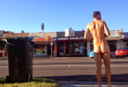 always-nude:  broswithoutclothes:  See why you don’t pass out in trash bins bro?” “Made sense last night bro.”  always-nude.tumblr.com 