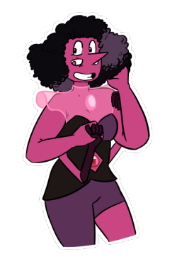 outerspace-iiinnerspace:Rhodonite seems like the type of Gem to hold her own hands.