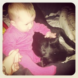 Skyla loves her puppy, and the pup loves Skyla ðŸ’š