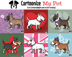 bullterrierlover:  Create your own cartoon Bull Terrier! :)