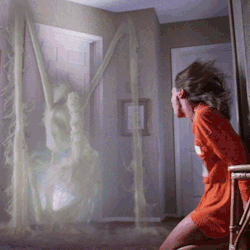 samael:  bogleech:  monsterman:  Poltergeist (1982)  That ridiculous spindly ghost is my favorite thing about this movie.  I’m a fan of “guy removing face” and “weird tunnel of hell flesh”, myself   I will see all the above and raise you:Boy-Eating