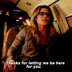 keybladesoras: #Felicity Smoak #makes the decisions  #Wifey wears the pants #and Hubby loves it.