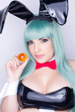 cosplaycuteness:  Bunny Bulma by Maria Doll ♥  Cute bunny for Easter. ♥  http://cosplaycuteness.tumblr.com/