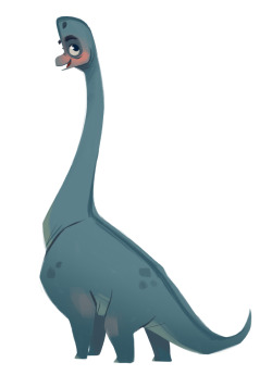 dailycatdrawings:  406: Brachiosaurus (Dino Week, day 1) Yep! Time for another themed week and the subject is dinosaurs! Gonna be fun. If anyone is wondering why I do themed weeks once in a blue moon it’s usually because I need a drawing reboot. Sometimes