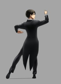 Official SnK x Ballroom e Youkoso collaboration illustration of Levi, released in anticipation of BeY’s broadcast on TOKYO MX on July 8th, 2017!ETA: Merch has also been released for this collab!More SnK Crossovers || General SnK News &amp; Updates
