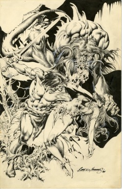 ungoliantschilde:Conan the Barbarian by Rudy D. Nebres.