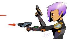 imperial-evolution:I finally got around to doing a digital art of Sabine,  and I’m really proud of myself.