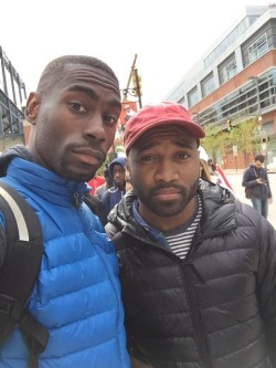 black-culture:  Got a chance to link up with the homies DeRay and Netta at the Freddie Gray protest in Baltimore.