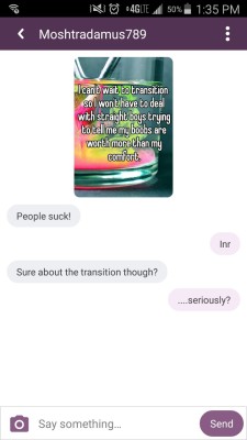 cispeopletexting:  I…what?   “Fuckin people doing the thing&hellip; *does the thing* What??? c:” 