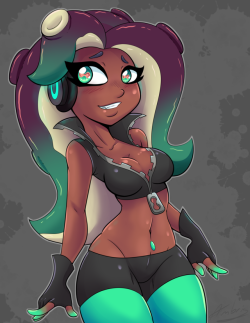 ambris:  July Patreon Hey folks. Trying to get my Patreon up and running again. Kicking things off with Marina pin-up.  Every month, I’ll be uploading a hi-res illustrations of a “Waifu” of my  choice, though I’m sure everyone will be able to