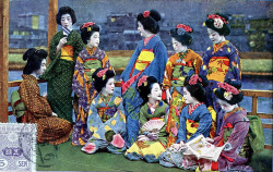 geisha-licious:  geiko and maiko from Taisho era by BLUE_RUIN1 on Flickr 