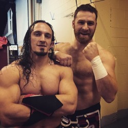 unstablexbalor:  wwe: A reunited #Neville and #SamiZayn celebrate a shared moral victory over #KevinOwens backstage at #RAW! 