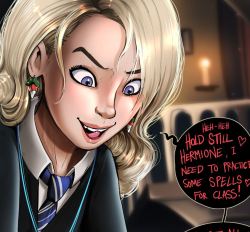 therealshadman:  Hermione is helping Luna study over at Shadbase. http://www.shadbase.com/study-partner/   so magical~ ;9