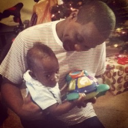 Nephew first Christmas. 👌👍😘😍🎅🎁🎄