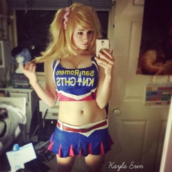 dirty-gamer-girls:  Lollipop Chainsaw Cosplay by KaylaErinJoin us on Facebook Do You Like Cosplay Babes?(Source: nanakuronoma.deviantart.com)