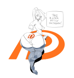 nitrodraws:  inputwo: If you like my art please support my patreon to see more drawings!  This guy draws the good butts! Support him! 