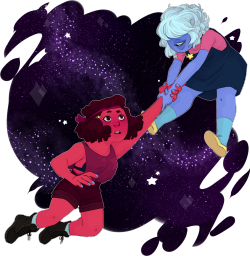 knightlystride:     tfw ur gf takes u up to see the stars better but shes still the only star u see(dont tag as kin/me/id pls) speedpaint / redbubble 