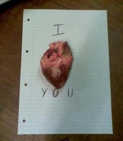 asphyxiateonwordsiwouldsay:  sherlockingthehobbitstoasgard:  drumlinegeek13:  lamapalooza:  sad-but-rad-man666:  why is nobody talking about the fact that there is an actual heart on a piece of paper  it’s true love, you wouldn’t understand  I thought