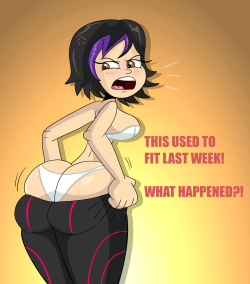grimphantom:  sb99stuff:  The first entry in my new blog! Here’s Gogo having trouble trying to fit into her suit. This took quite a long time, but worth it! Enjoy. ;)  Nice entry for your new blog, I LOVE IT!!!  &lt; |D&rsquo;&ldquo;