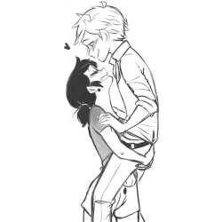classicidiot:  taylordraws:  when ur superhero gf is strong af  Omg yes 
