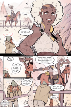 thedirtcrown:The Dirt Crown - Supported by my funders on Patreon &lt;-page 10 - page 11 - page 12-&gt; The Dirt Crown is an original comic project I’m funding through  Patreon. If you wanna see what I can do outside of fanworks then please  consider